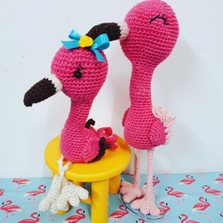 amigurumi-flamingo